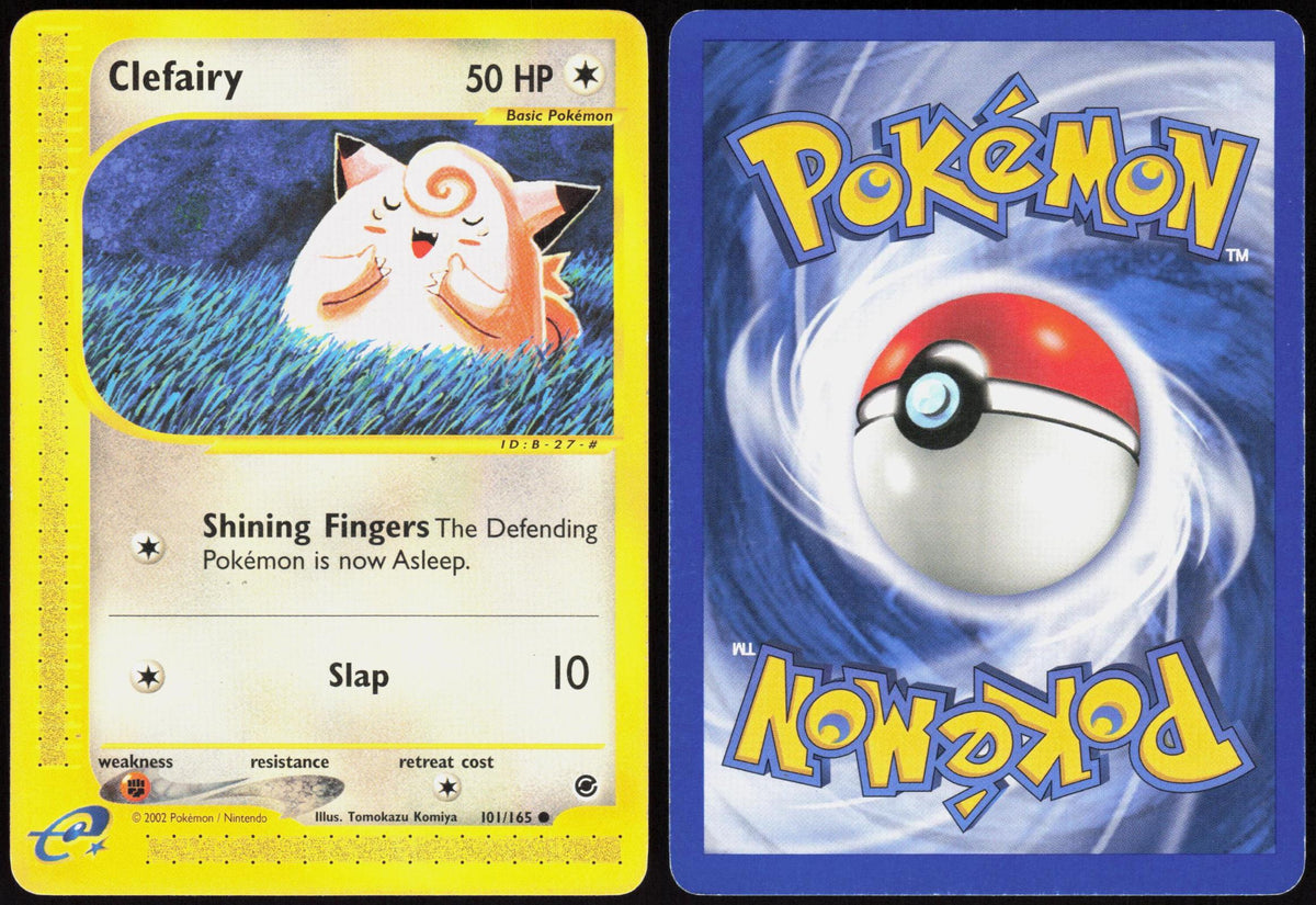 CLEFAIRY 101/165 EXPEDITION BASE SET POKEMON COMMON LP