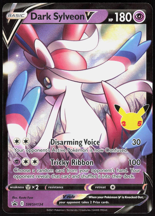 DARK SYLVEON V SWSH134 SWORD & SHIELD PROMO POKEMON PROMO HOLO NM
