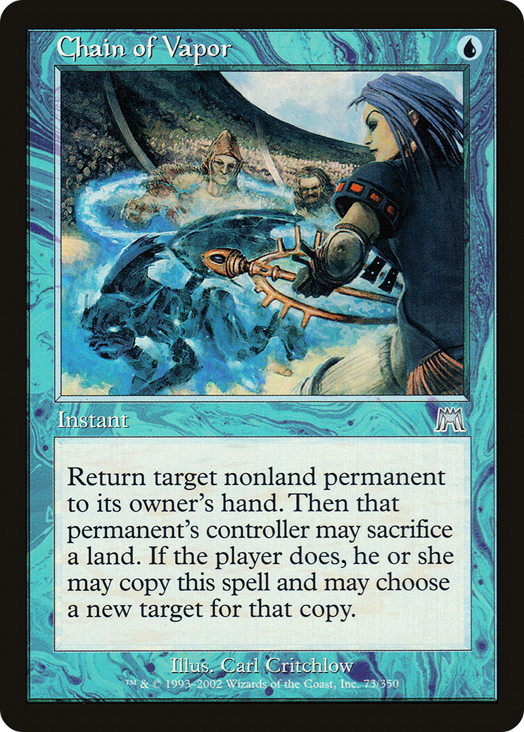 MAGIC: THE GATHERING  - Chain of Vapor (ONS-073) - Onslaught Foil