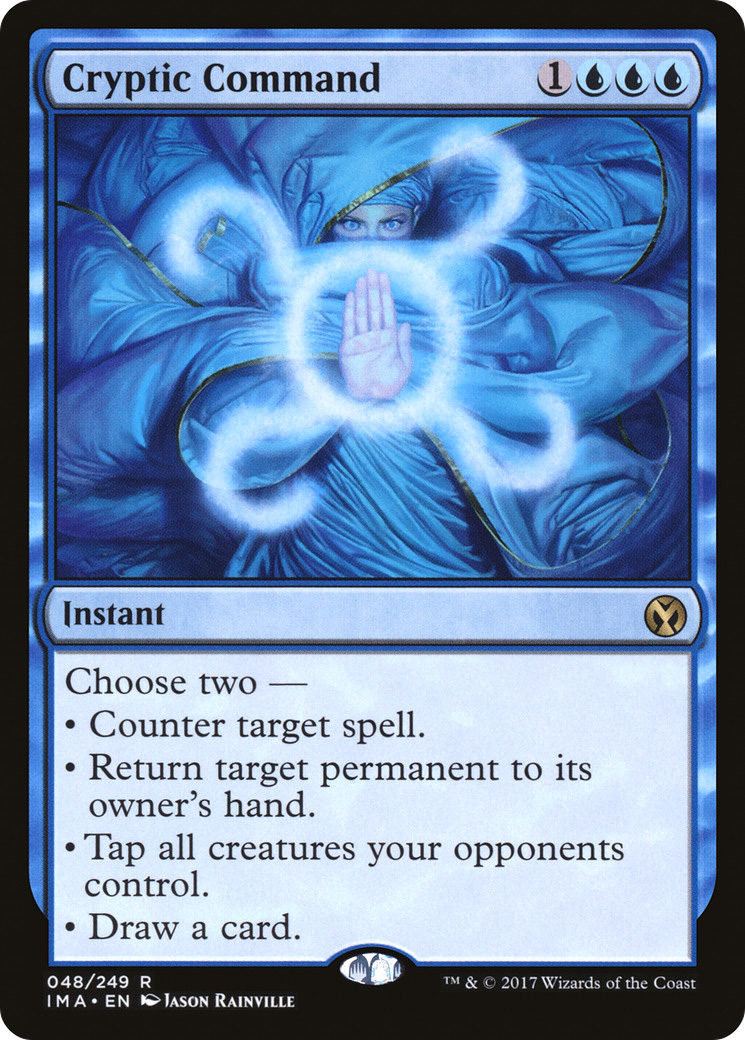 MAGIC: THE GATHERING  - Cryptic Command (IMA-048) - Iconic Masters Foil