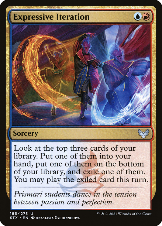 MAGIC: THE GATHERING  - Expressive Iteration (STX-186) - Strixhaven: School of Mages