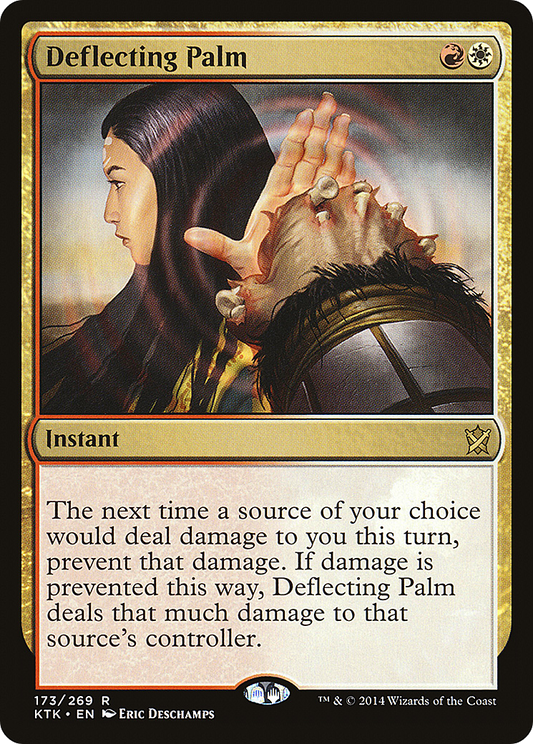 MAGIC: THE GATHERING  - Deflecting Palm (KTK-173) - Khans of Tarkir Foil