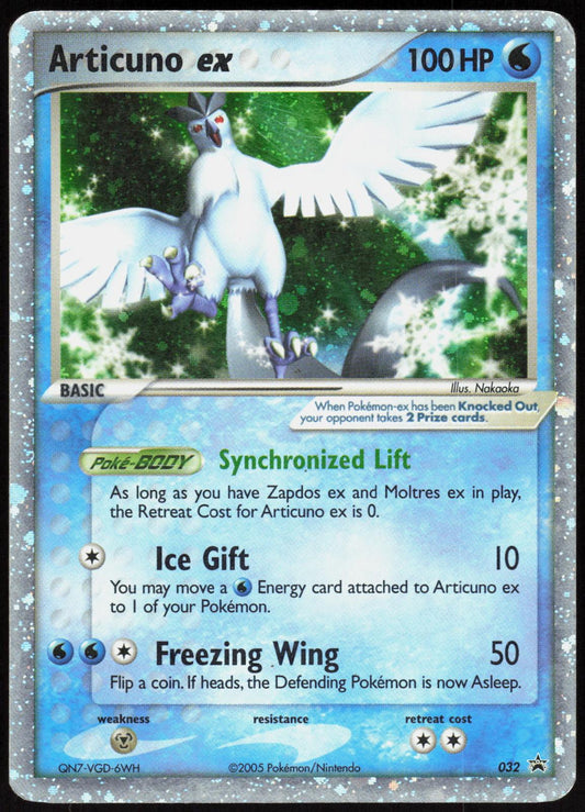 ARTICUNO EX 032 NINTENDO BLACK STAR PROMOS POKEMON PROMO HOLO HP