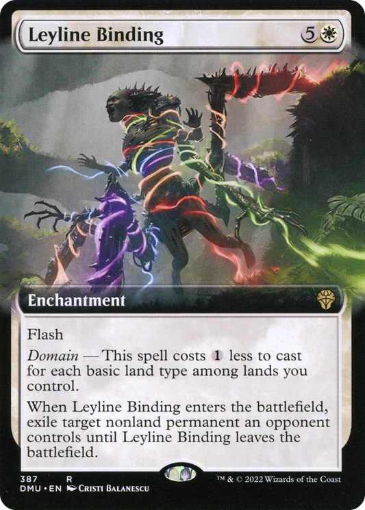 MAGIC: THE GATHERING  - Leyline Binding (Extended Art) (DMU-387) - Dominaria United: (Extended Art)