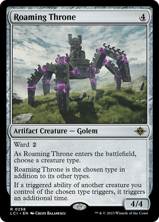 MAGIC: THE GATHERING  - Roaming Throne (LCI-258) - The Lost Caverns of Ixalan