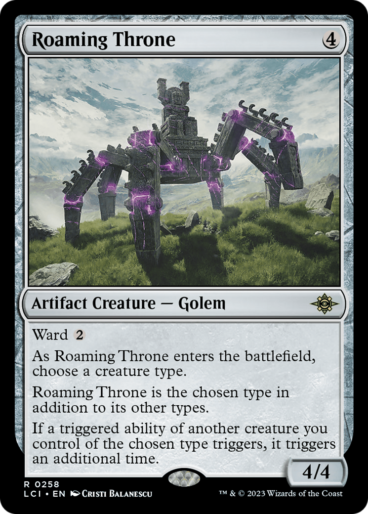 MAGIC: THE GATHERING  - Roaming Throne (LCI-258) - The Lost Caverns of Ixalan Foil