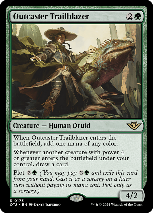MAGIC: THE GATHERING  - Outcaster Trailblazer (OTJ-173) - Outlaws of Thunder Junction Foil