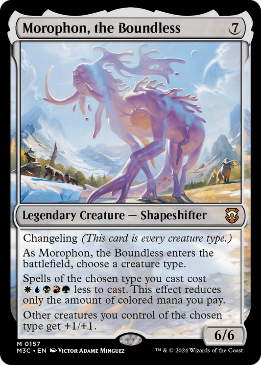 MAGIC: THE GATHERING  - Morophon, the Boundless (M3C-157) - Modern Horizons 3 Commander