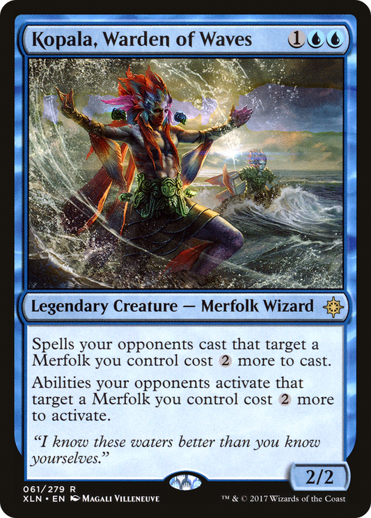 MAGIC: THE GATHERING  - Kopala, Warden of Waves (XLN-061) - Ixalan Foil