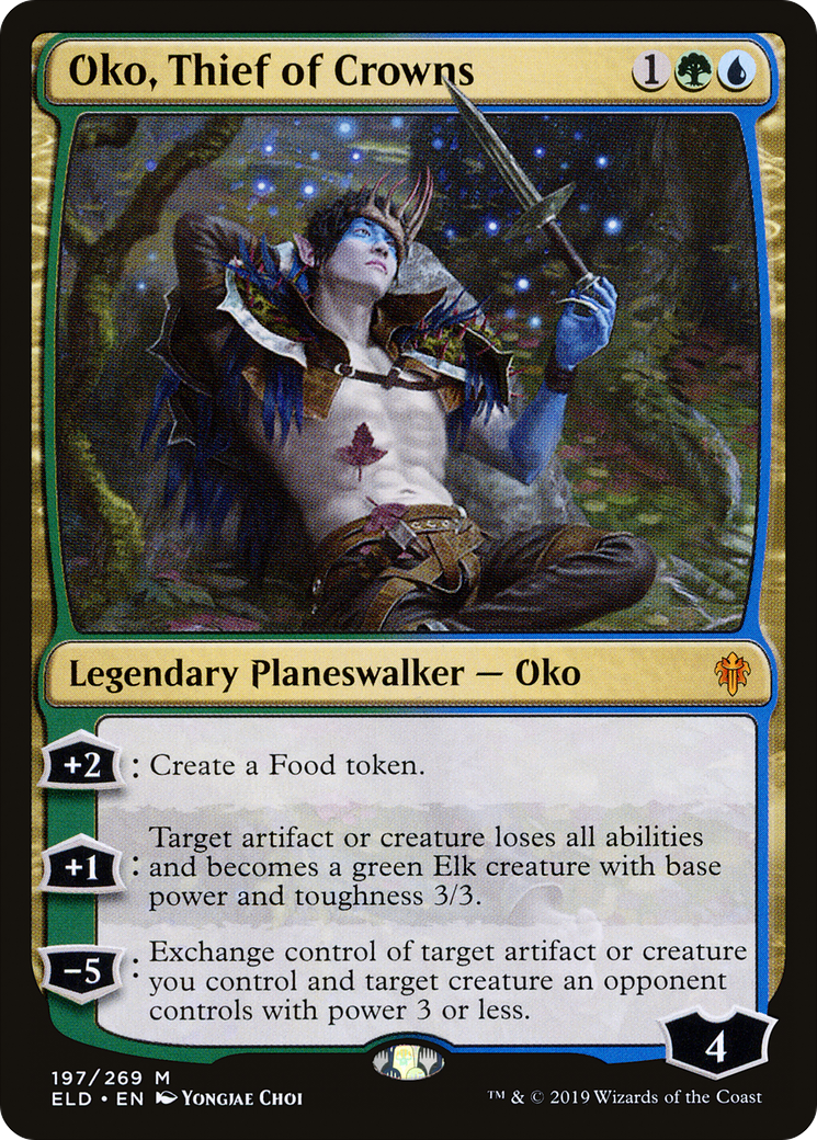 MAGIC: THE GATHERING  - Oko, Thief of Crowns (ELD-197) - Throne of Eldraine