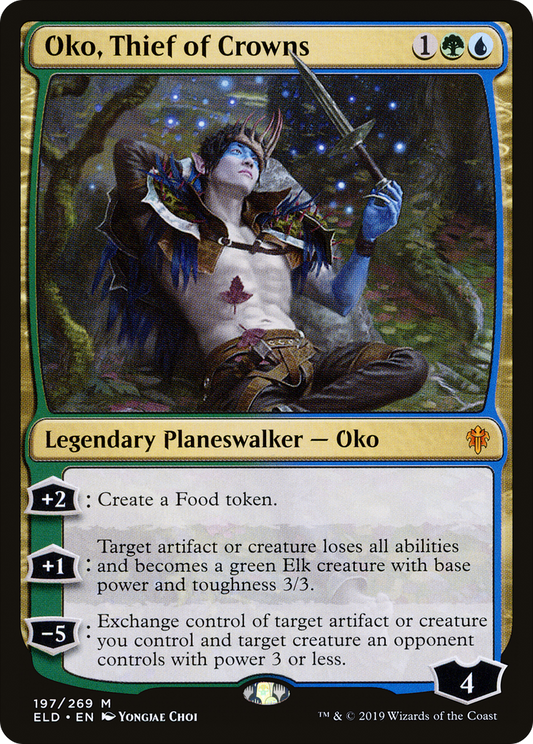 MAGIC: THE GATHERING  - Oko, Thief of Crowns (ELD-197) - Throne of Eldraine