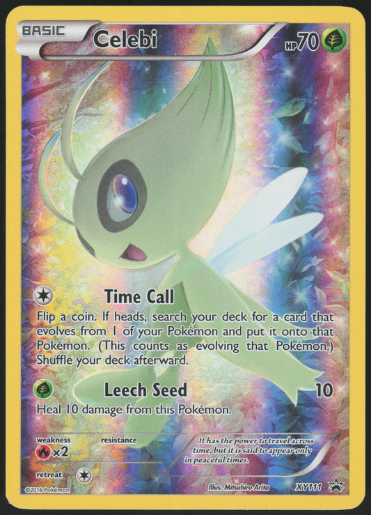 CELEBI XY111 XY PROMO POKEMON PROMO HOLO LP