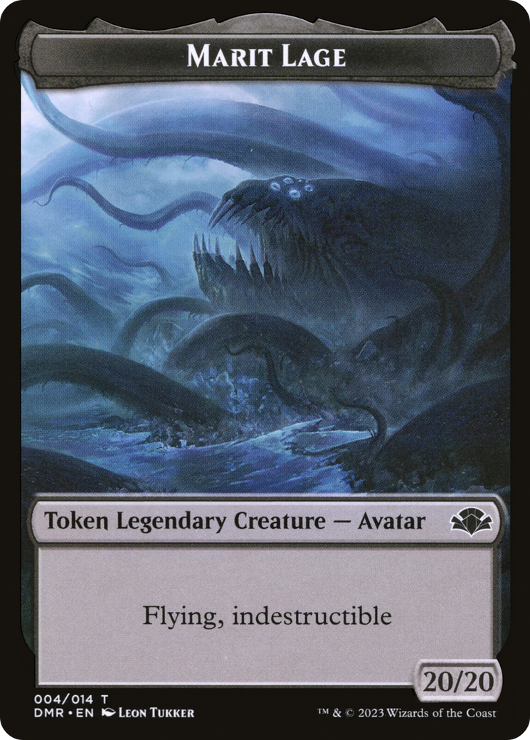 MAGIC: THE GATHERING  - Marit Lage (TDMR-004) - Dominaria Remastered Tokens Foil