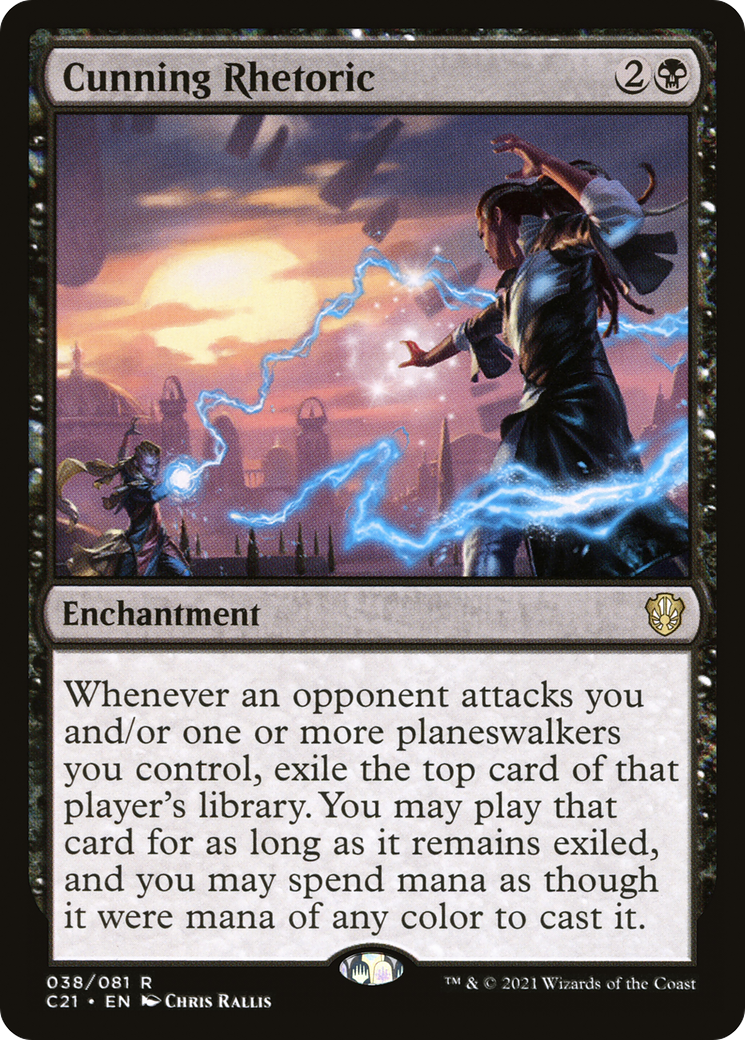 MAGIC: THE GATHERING  - Cunning Rhetoric (C21-038) - Commander 2021