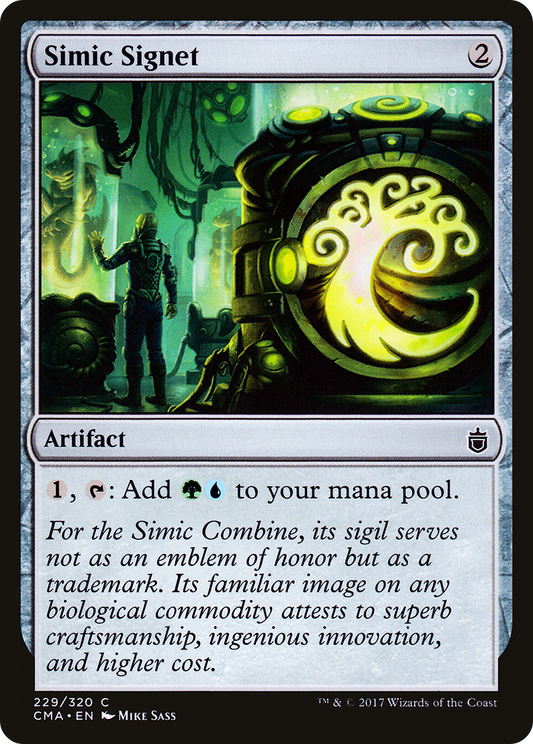 MAGIC: THE GATHERING  - Simic Signet (CMA-229) - Commander Anthology
