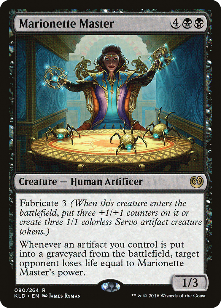 MAGIC: THE GATHERING  - Marionette Master (KLD-090) - Kaladesh Foil
