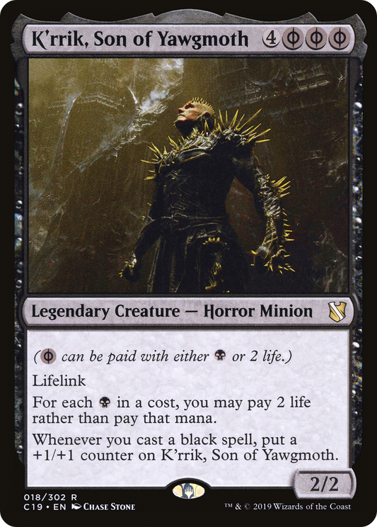 MAGIC: THE GATHERING  - K'rrik, Son of Yawgmoth (C19-018) - Commander 2019