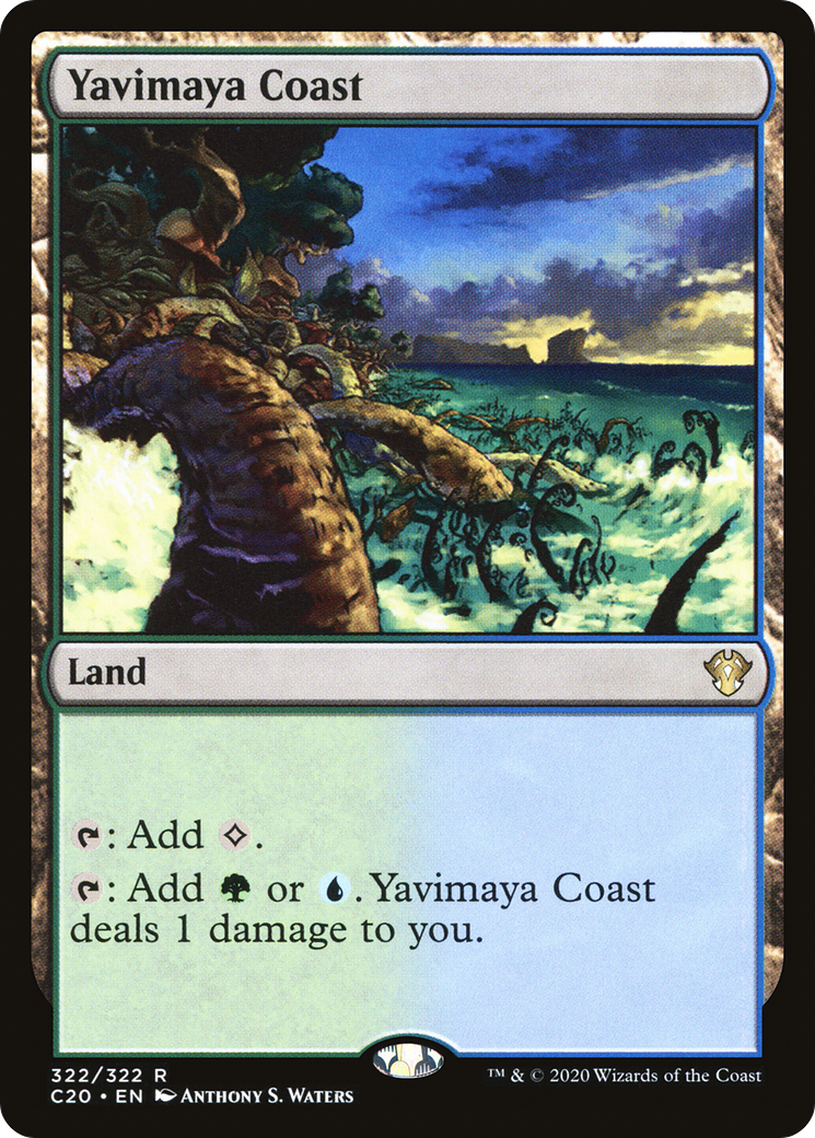 MAGIC: THE GATHERING  - Yavimaya Coast (C20-322) - Commander 2020