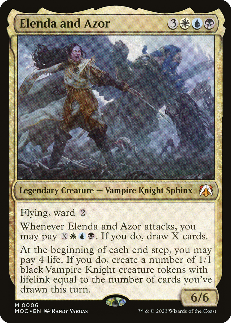 MAGIC: THE GATHERING  - Elenda and Azor (MOC-006) - March of the Machine Commander