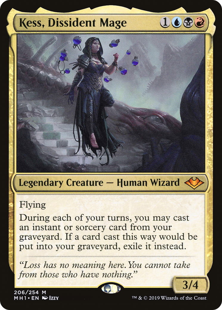 MAGIC: THE GATHERING  - Kess, Dissident Mage (MH1-206) - Modern Horizons Foil