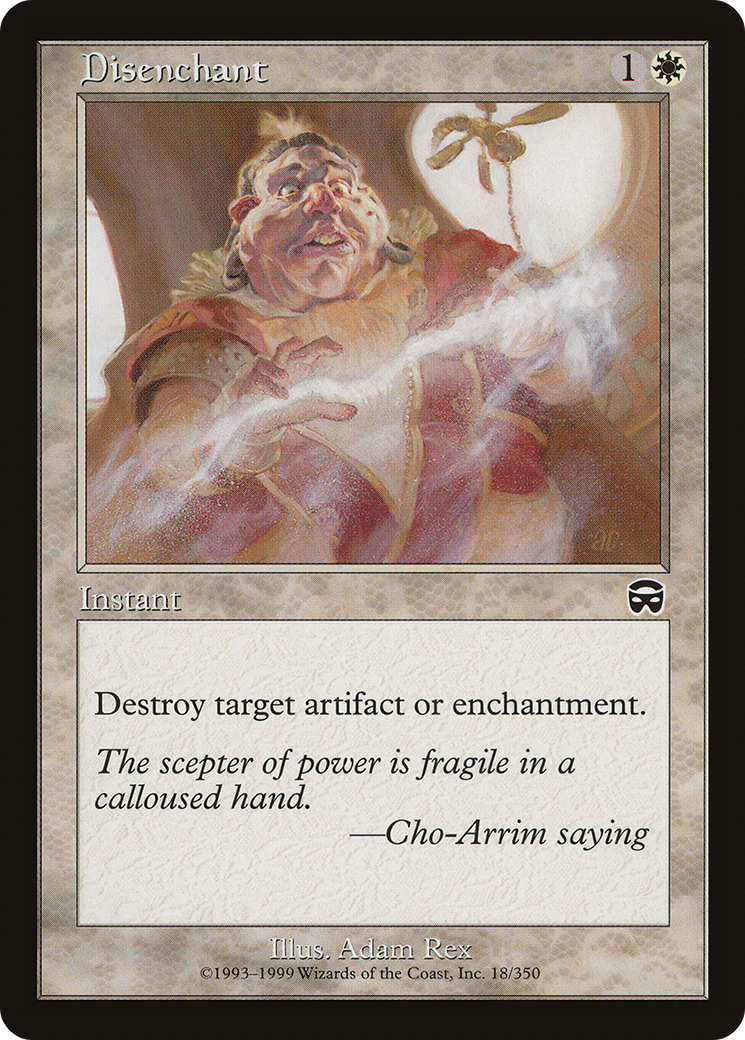 MAGIC: THE GATHERING  - Disenchant (MMQ-018) - Mercadian Masques