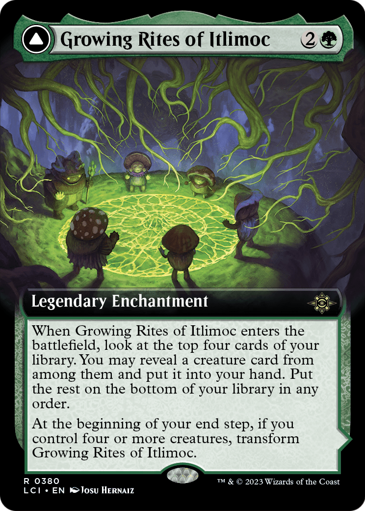 MAGIC: THE GATHERING  - Growing Rites of Itlimoc (Extended Art) (LCI-380) - The Lost Caverns of Ixalan: (Extended Art) Foil