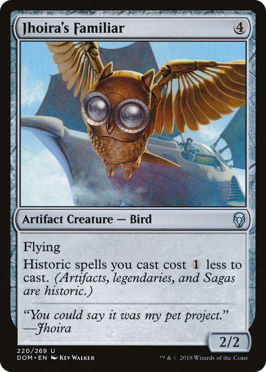 MAGIC: THE GATHERING  - Jhoira's Familiar (DOM-220) - Dominaria Foil