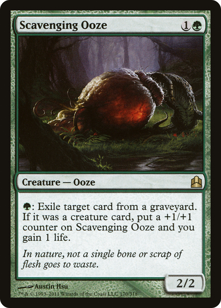 MAGIC: THE GATHERING  - Scavenging Ooze (CMD-170) - Commander 2011