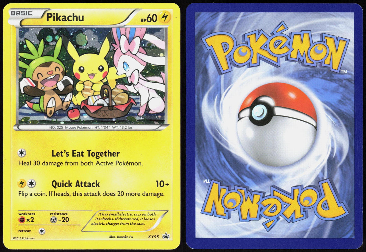 PIKACHU XY95 XY PROMO POKEMON PROMO HOLO LP