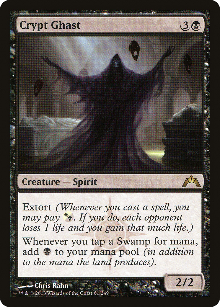 MAGIC: THE GATHERING  - Crypt Ghast (GTC-061) - Gatecrash Foil