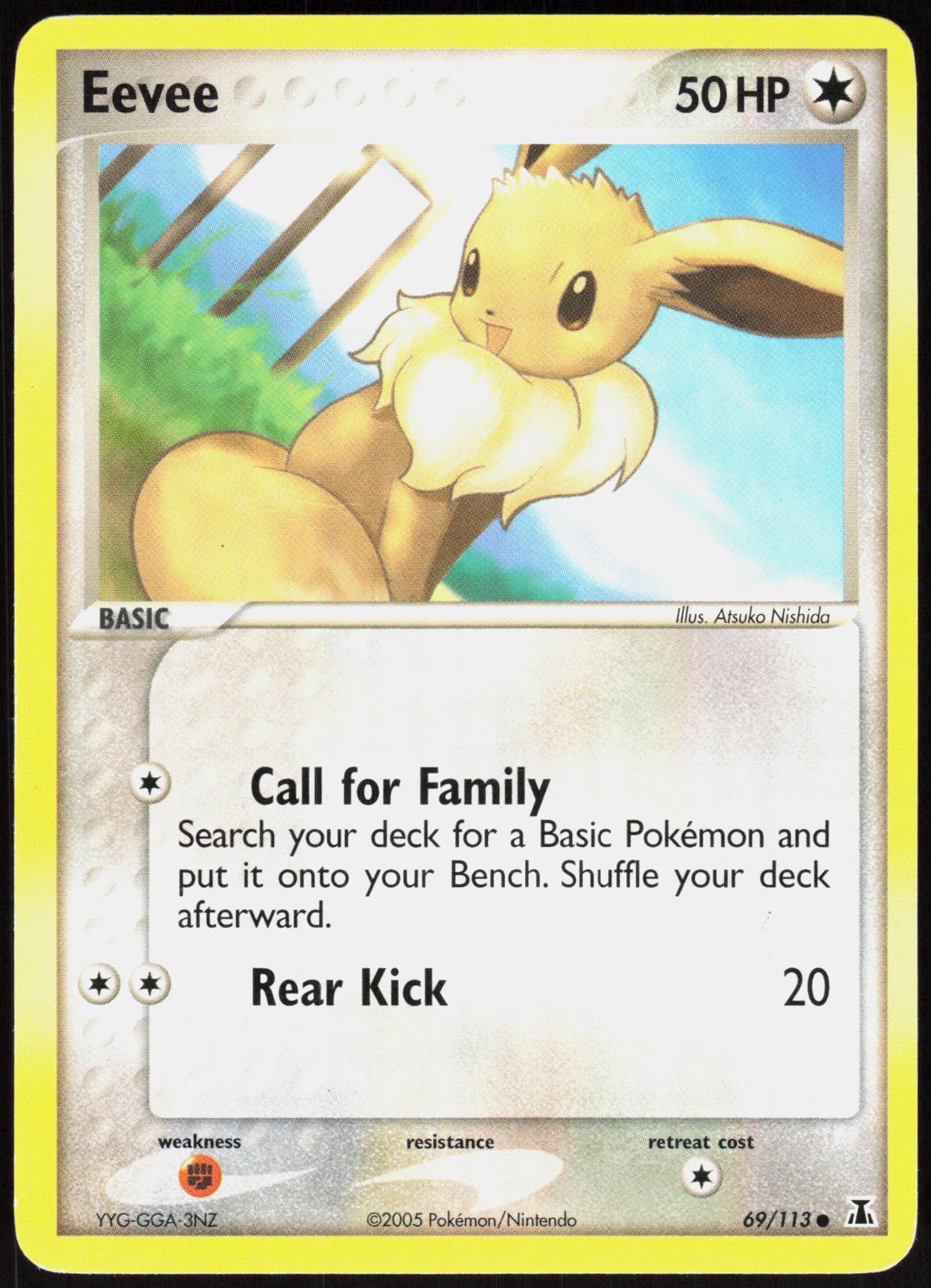 EEVEE 69/113 DELTA SPECIES POKEMON COMMON MP