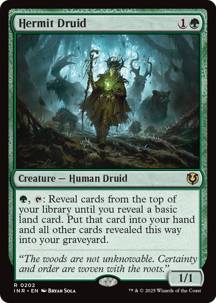 MAGIC: THE GATHERING  - Hermit Druid (INR-202) - Innistrad Remastered Foil
