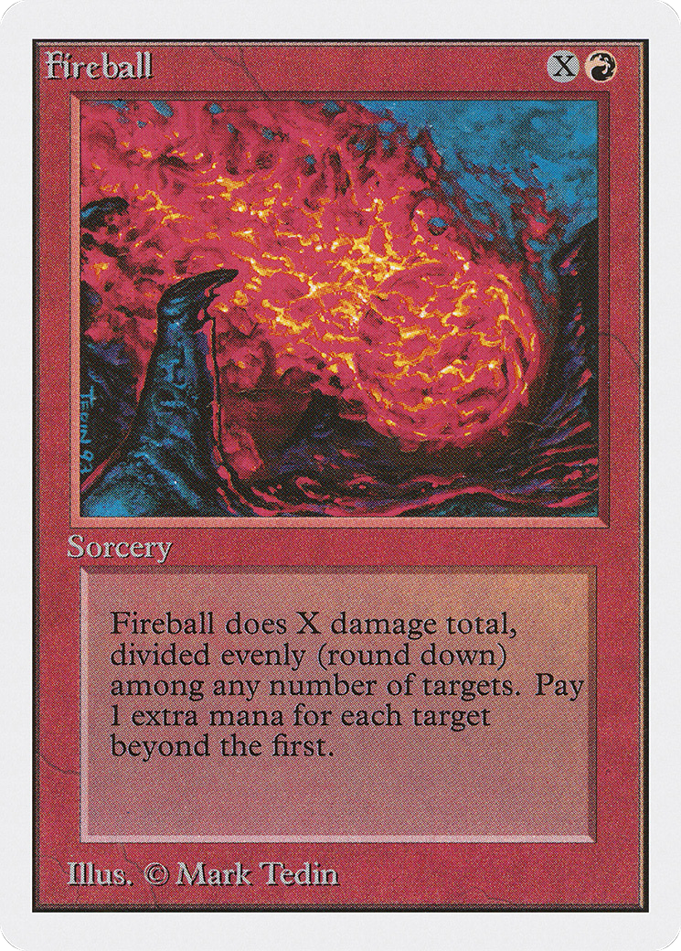 MAGIC: THE GATHERING  - Fireball (2ED-150) - Unlimited Edition
