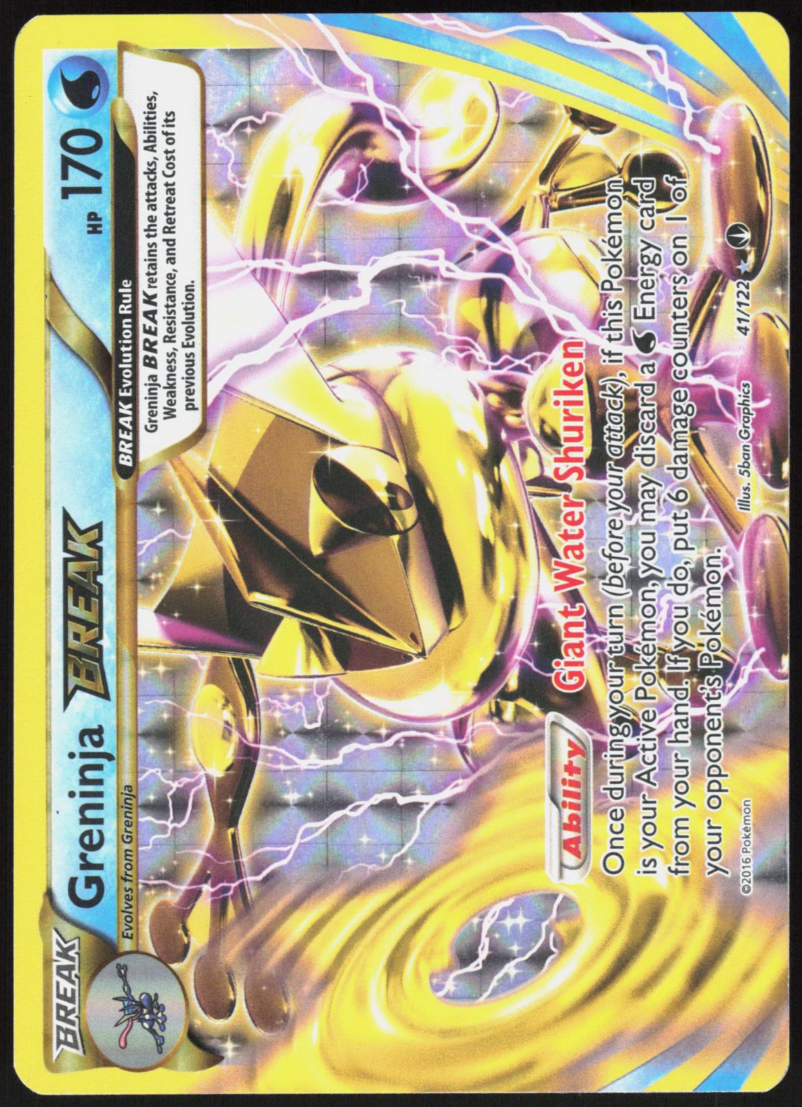 GRENINJA BREAK 41/122 BREAKPOINT POKEMON BREAK RARE LP