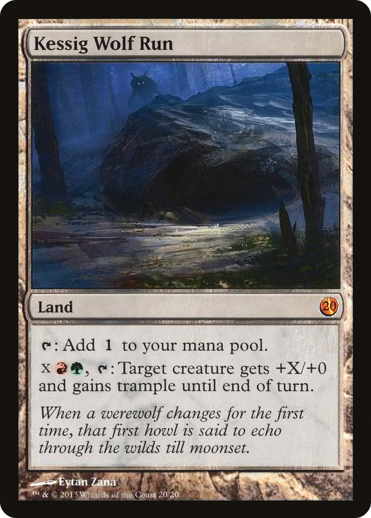 MAGIC: THE GATHERING  - Kessig Wolf Run (V13-020) - From the Vault: Twenty Foil