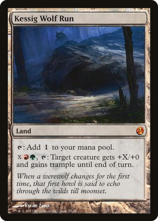 MAGIC: THE GATHERING  - Kessig Wolf Run (V13-020) - From the Vault: Twenty Foil