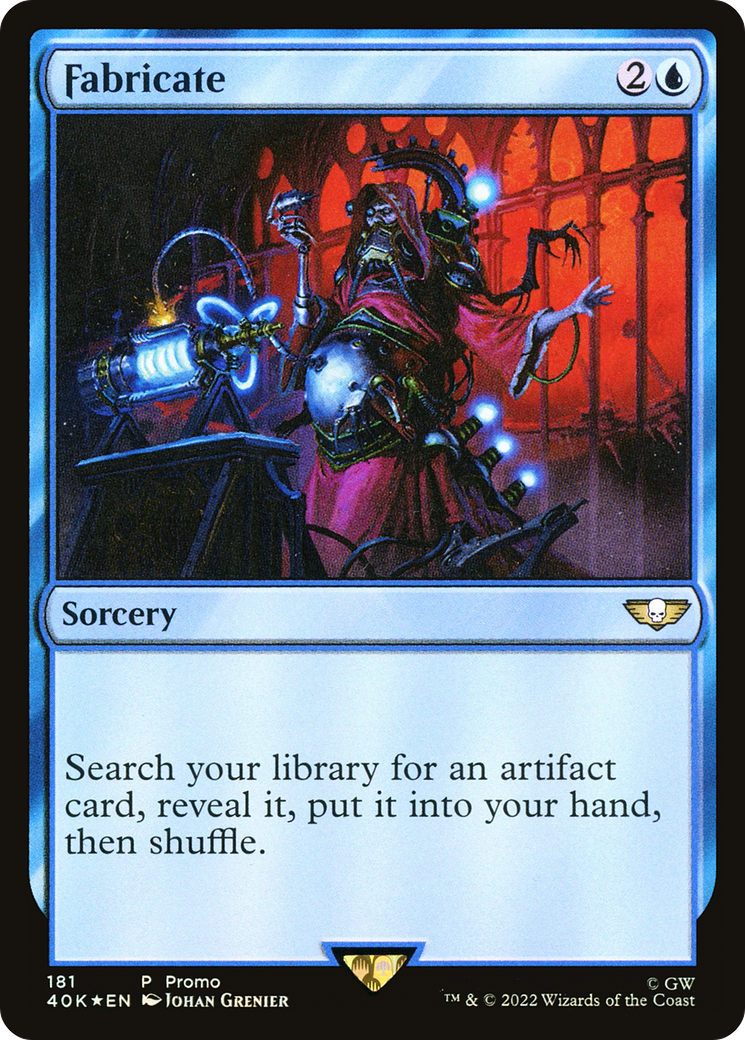 MAGIC: THE GATHERING  - Fabricate (LARP-181) - Warhammer 40,000 Commander Foil