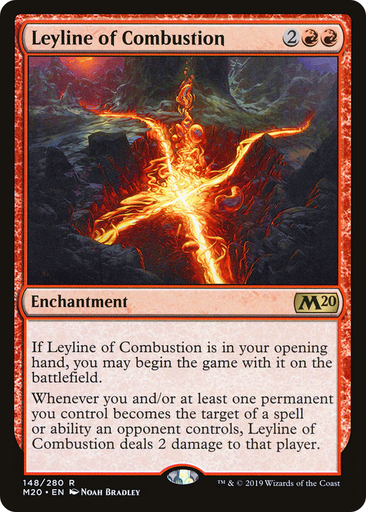 MAGIC: THE GATHERING  - Leyline of Combustion (M20-148) - Core Set 2020