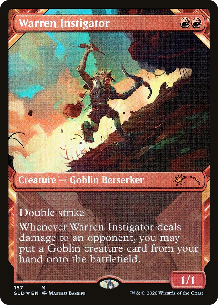 MAGIC: THE GATHERING  - Warren Instigator (SLD-157) - Secret Lair Drop: (Showcase)