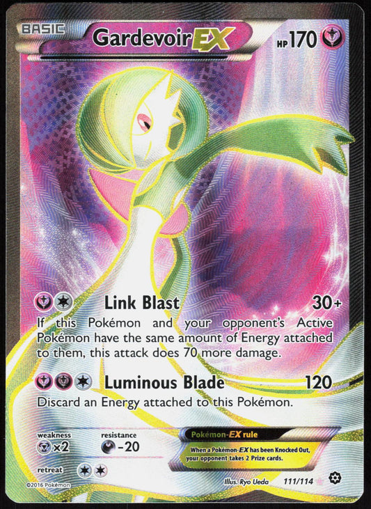 GARDEVOIR EX 111/114 STEAM SIEGE POKEMON ULTRA RARE HP
