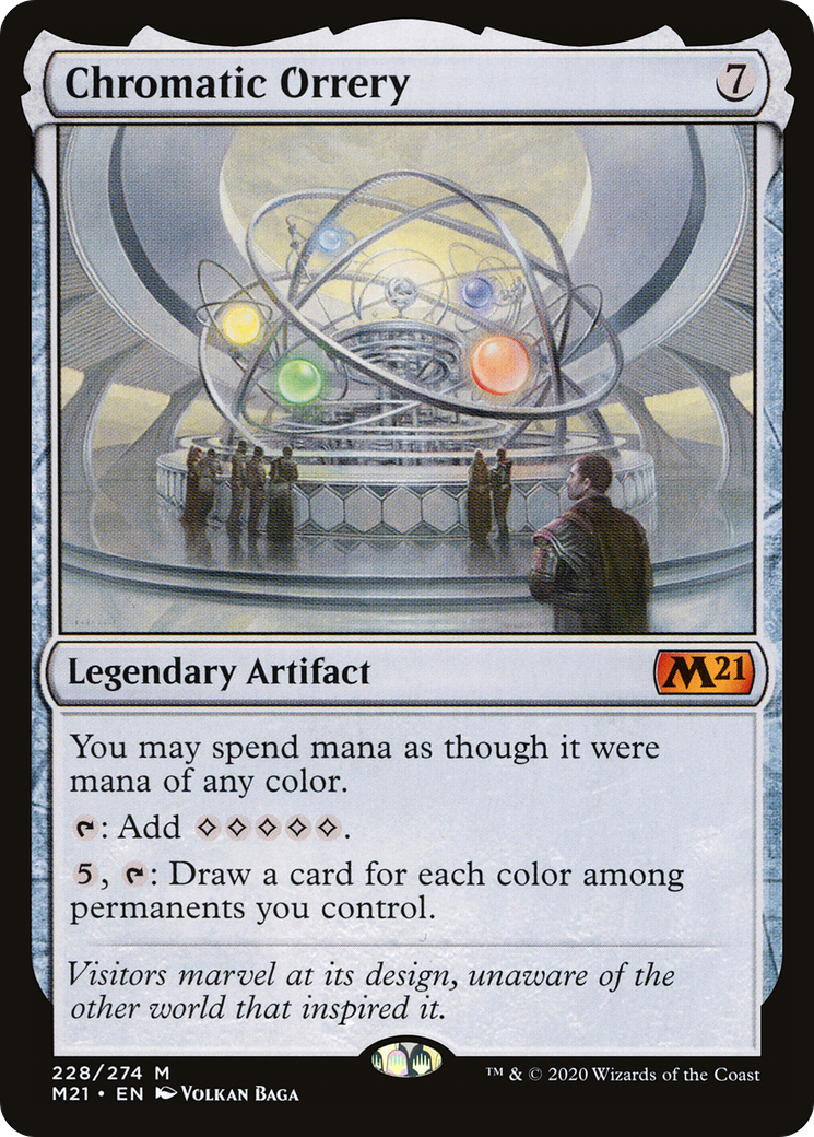 MAGIC: THE GATHERING  - Chromatic Orrery (M21-228) - Core Set 2021 Foil