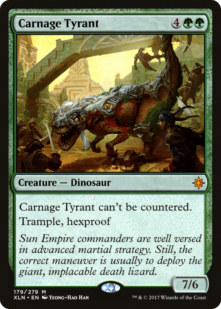 MAGIC: THE GATHERING  - Carnage Tyrant (XLN-179) - Ixalan