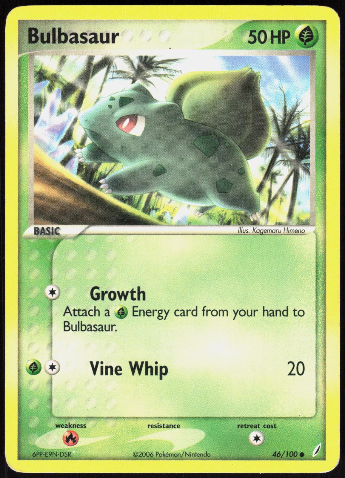 BULBASAUR 46/100 CRYSTAL GUARDIANS POKEMON COMMON MP