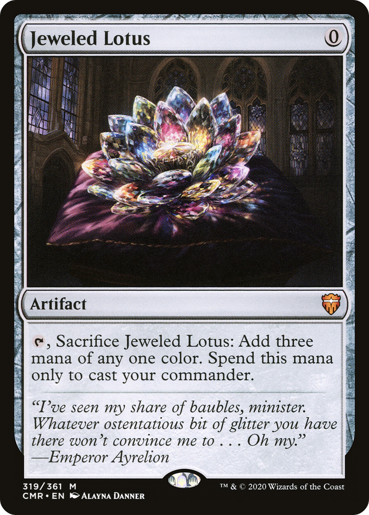 MAGIC: THE GATHERING  - Jeweled Lotus (CMR-319) - Commander Legends