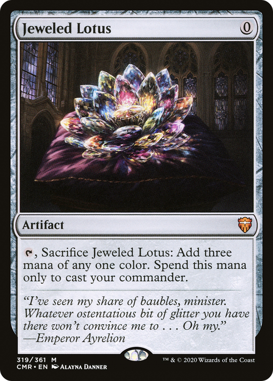 MAGIC: THE GATHERING  - Jeweled Lotus (CMR-319) - Commander Legends Foil