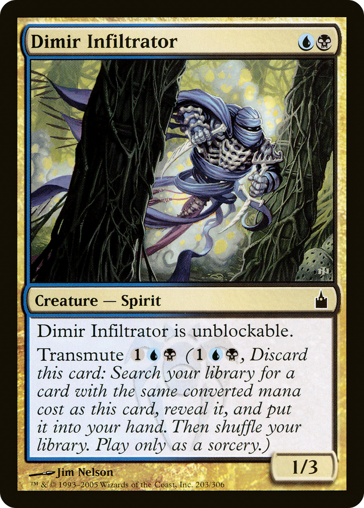 MAGIC: THE GATHERING  - Dimir Infiltrator (RAV-203) - Ravnica: City of Guilds