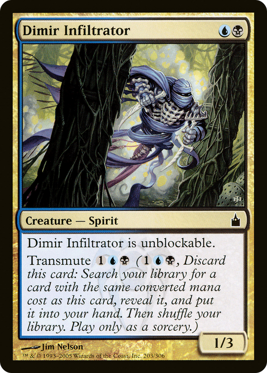 MAGIC: THE GATHERING  - Dimir Infiltrator (RAV-203) - Ravnica: City of Guilds