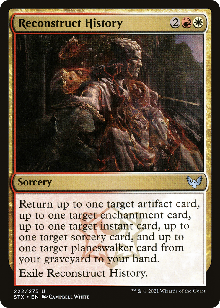 MAGIC: THE GATHERING  - Reconstruct History (STX-222) - Strixhaven: School of Mages Foil