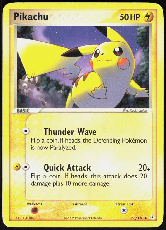 PIKACHU 78/110 HOLON PHANTOMS POKEMON COMMON MP