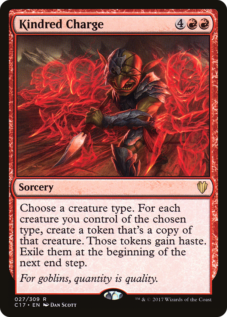 MAGIC: THE GATHERING  - Kindred Charge (C17-027) - Commander 2017